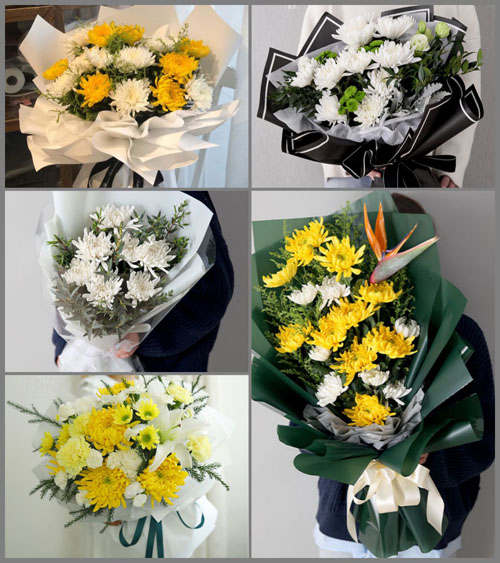 重庆开州区敦好镇白事花束代送